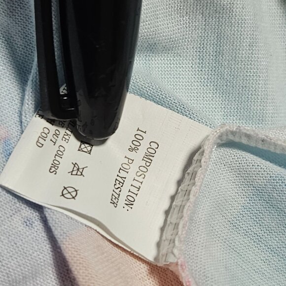 Colorful Bubble Pattern V-Neck T-Shirt Womens Plus Size 5XL Boho Short Sleeve - Picture 5 of 5